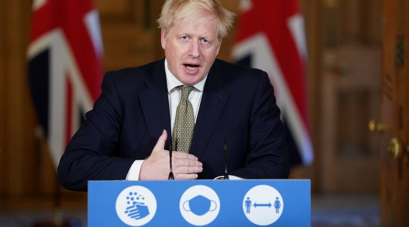 22/10/2020. London, United Kingdom. Prime Minister Boris Johnson holds a Covid-19 Press Conference with Chancellor of the Exchequer, Rishi Sunak and Chief Scientific Adviser, Sir Patrick Vallance, in 10 Downing Street. Picture by Pippa Fowles / No 10 Downing Street.