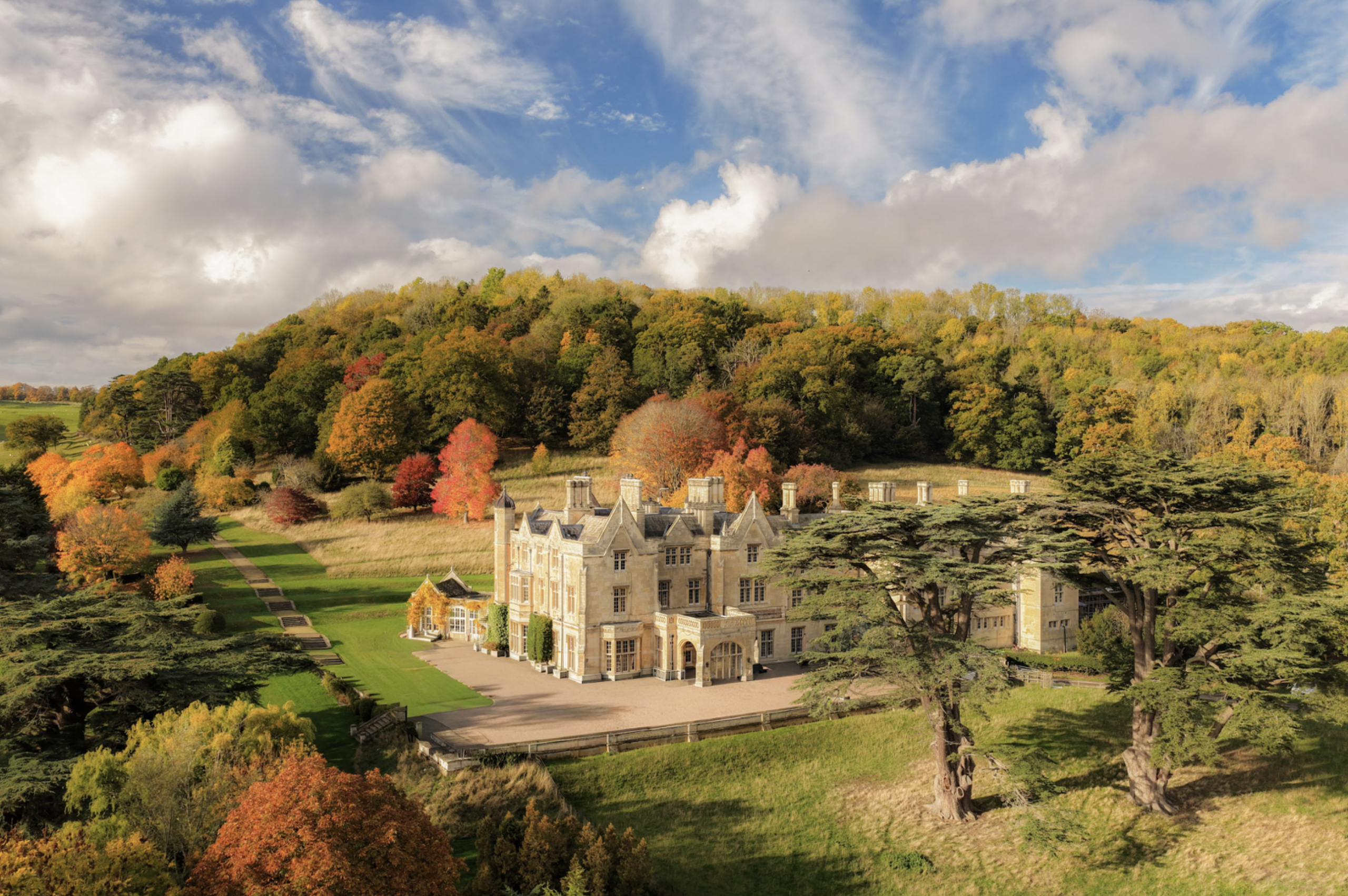 Dumbleton Hall reopens after two-year restoration